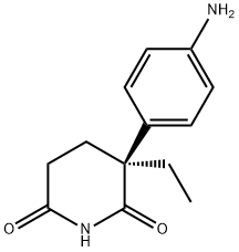 (-)-(S)-AMINOGLUTETHIMIDE  97 Struktur