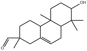 1,2,3,4,4a,4b,5,6,7,8,8a,9-Dodecahydro-7-hydroxy-2,4b,8,8-tetramethyl-2-phenanthrenecarbaldehyde Struktur