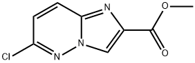 6-CHLORO-IMIDAZO[1,2-B]PYRIDAZINE-2-CARBOXYLIC ACID, METHYL ESTER Struktur