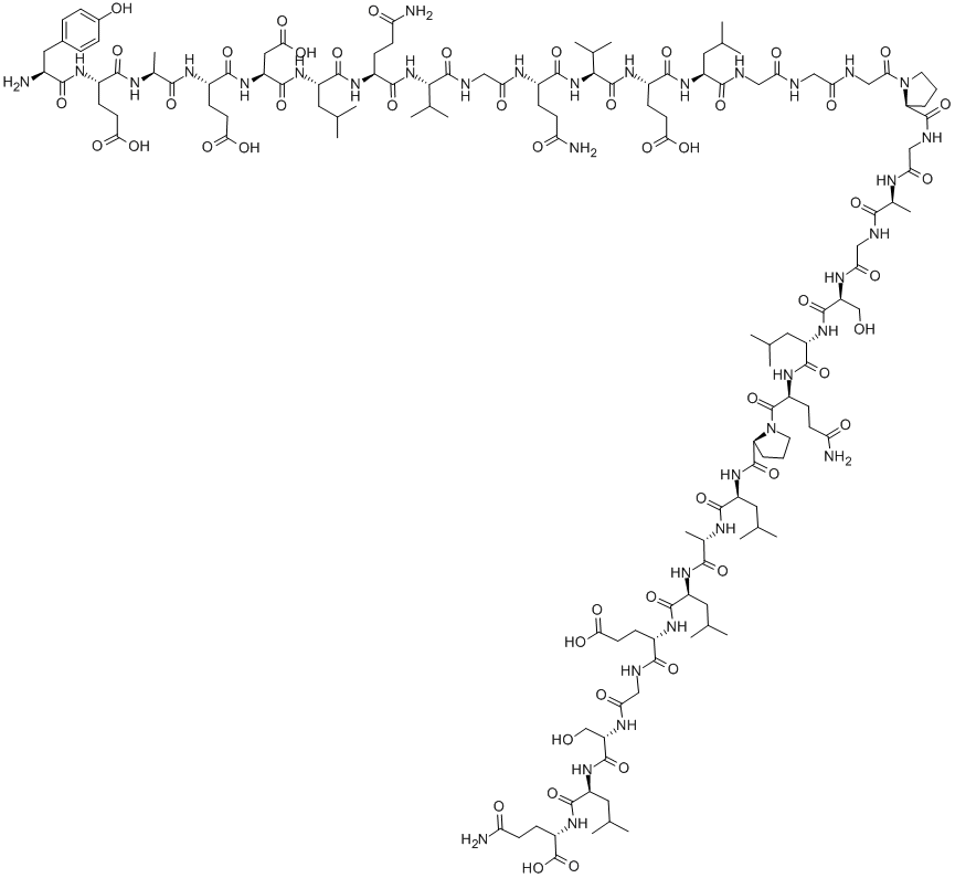 (TYR0)-C-PEPTIDE (HUMAN) Struktur