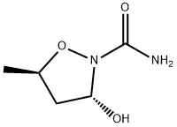 2-Isoxazolidinecarboxamide,3-hydroxy-5-methyl-,trans-(9CI) Struktur