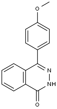 4-(4-METHOXYPHENYL)-1-(2H)-PHTHALAZINON& Struktur