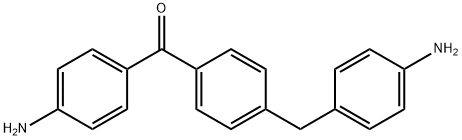 1-(4-AMINOBENZOYL)-4-(4-AMINOBENZYL) BENZENE Struktur