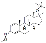 17-Methyl-17-[(trimethylsilyl)oxy]androsta-1,4-dien-3-one o-methyloxim e Struktur