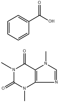 CAFFEINE BENZOATE Struktur