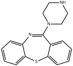 11-(PIPERAZIN-1-YL)DIBENZO[B,F][1,4]THIAZEPINE Struktur