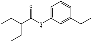 Butanamide, 2-ethyl-N-(3-ethylphenyl)- (9CI) Struktur