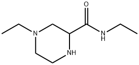 2-Piperazinecarboxamide,N,4-diethyl-(9CI) Struktur