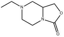 3H-Oxazolo[3,4-a]pyrazin-3-one,7-ethylhexahydro-(9CI) Struktur