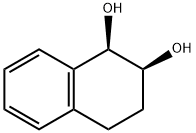 (+)-CIS-1(R),2(S)-1,2-DIHYDROXY-1,2,3,4-TETRAHYDRONAPHTHALENE Struktur