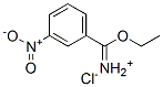 alpha-ethoxy-m-nitrobenzylideneammonium chloride Struktur