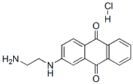 2-[(2-aminoethyl)amino]anthraquinone, monohydrochloride Struktur