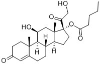 CORTISOL 17-VALERATE Structure