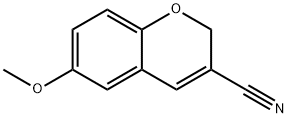 6-METHOXY-2H-CHROMENE-3-CARBONITRILE Struktur