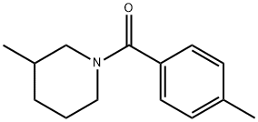 3-Methyl-1-(4-Methylbenzoyl)piperidine, 97% Struktur