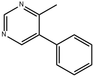 Pyrimidine, 4-methyl-5-phenyl- (9CI) Struktur