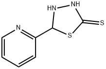 5-PYRIDIN-2-YL-4,5-DIHYDRO-1,3,4-THIADIAZOLE-2-THIOL Struktur