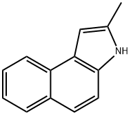 1,2-Dimethylbenz[e]indole Struktur