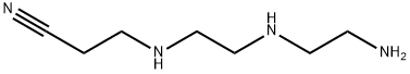 3-[[2-[(2-aminoethyl)amino]ethyl]amino]propiononitrile Struktur