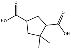 4,4-Dimethylcyclopentane-1,3-dicarboxylic acid Struktur