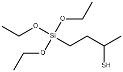 4-(triethoxysilyl)butane-2-thiol Struktur