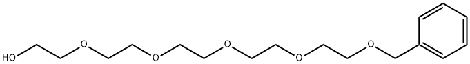 2-[2-[2-[2-[2-(BENZYLOXY)ETHOXY]ETHOXY]ETHOXY]ETHOXY]ETHANOL Struktur