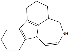 1,2,3,4,8,9,10,11-OCTAHYDRO[1,4]DIAZEPINO[6,7,1-JK]CARBAZOLE HYDROCHLORIDE Struktur