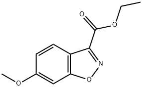 ethyl 6-methoxybenzo[d]isoxazole-3-carboxylate Struktur