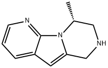 Pyrido[3,2:4,5]pyrrolo[1,2-a]pyrazine, 6,7,8,9-tetrahydro-9-methyl-, (9R)- (9CI) Struktur