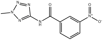 Benzamide, N-(2-methyl-2H-tetrazol-5-yl)-3-nitro- (9CI) Struktur