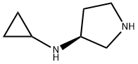 (R)-N-cyclopropylpyrrolidin-3-amine Struktur