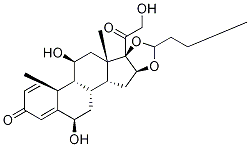 6α-Hydroxy Budesonide Struktur