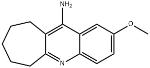 11-AMINO-7,8,9,10-TETRAHYDRO-2-METHOXY-6H-CYCLOHEPTA[B]QUINOLINE Struktur