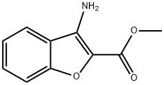 3-AMINO-BENZOFURAN-2-CARBOXYLIC ACID METHYL ESTER Struktur