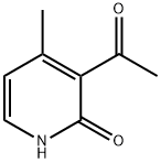 2(1H)-Pyridinone, 3-acetyl-4-methyl- (9CI) Struktur