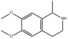 6,7-DIMETHOXY-1-METHYL-1,2,3,4-TETRAHYDROISOQUINOLINE Struktur