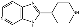 1H-Imidazo[4,5-c]pyridine,2-(4-piperidinyl)-(9CI) Struktur