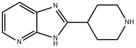 1H-Imidazo[4,5-b]pyridine,2-(4-piperidinyl)-(9CI) Struktur