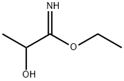 Propanimidic acid, 2-hydroxy-, ethyl ester (9CI) Struktur