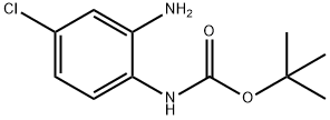 (2-AMINO-4-CHLORO-PHENYL)-CARBAMIC ACID TERT-BUTYL ESTER Struktur