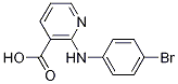 2-(4-Bromoanilino)nicotinic acid Struktur