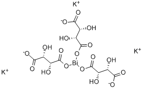 BISMUTH POTASSIUM TARTRATE Struktur