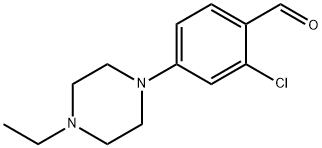 2-Chloro-4-(4-ethylpiperazino)benzaldehyde Struktur