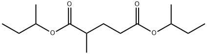 2-Methylpentanedioic acid bis(1-methylpropyl) ester Struktur