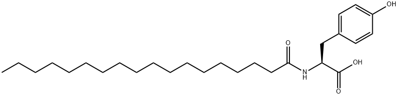 N-stearoyltyrosine Struktur