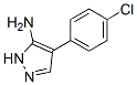 4-(4-CHLORO-PHENYL)-2H-PYRAZOL-3-YLAMINE Struktur