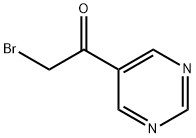 Ethanone, 2-bromo-1-(5-pyrimidinyl)- Struktur