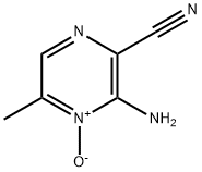 Pyrazinecarbonitrile, 3-amino-5-methyl-, 4-oxide (9CI) Struktur