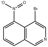 5-nitro-4-bromoisoquinoline Struktur