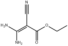 2-Propenoic  acid,  3,3-diamino-2-cyano-,  ethyl  ester Struktur